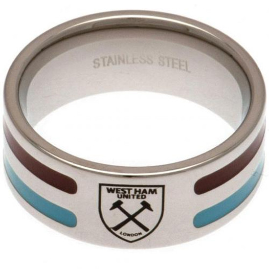 West Ham United FC Colour Stripe Ring Small