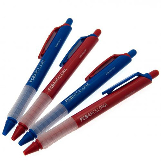 FC Barcelona 4 Pack Pen Set