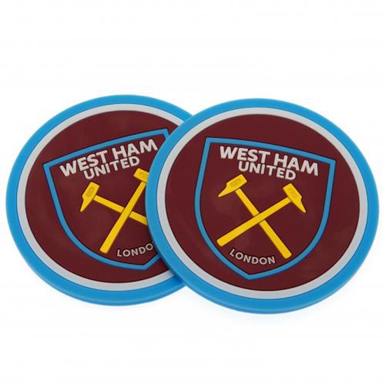 West Ham United FC 2 Pack Coaster Set