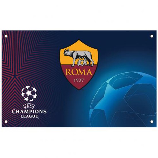 AS Roma Champions League Flag