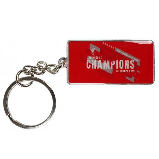 Liverpool FC Champions Of Europe Keyring