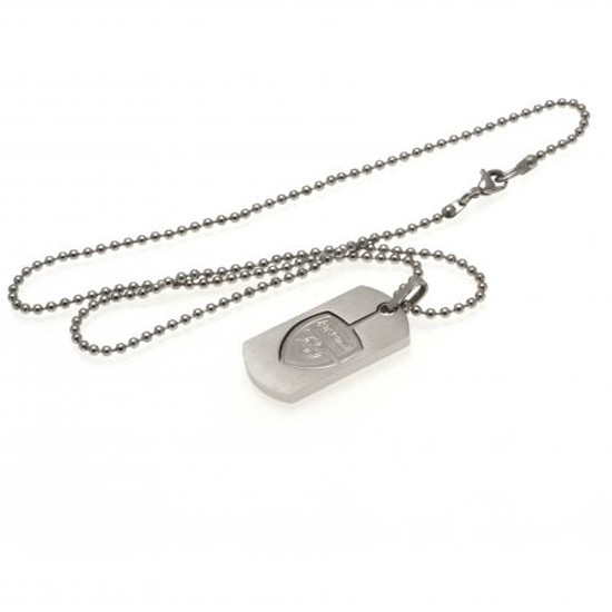 Arsenal FC Dog Tag & Chain CO CR