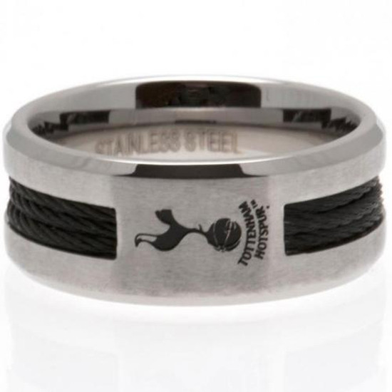 Tottenham Hotspur FC Black Inlay Ring Medium