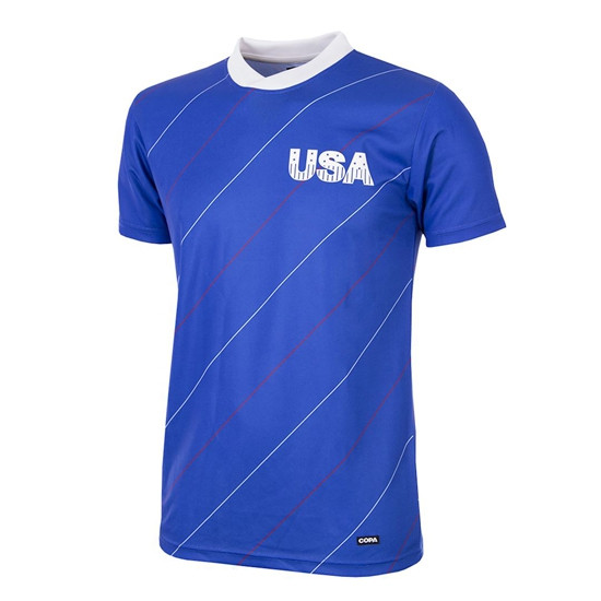 USA 1984 Short Sleeve Retro Football Shirt