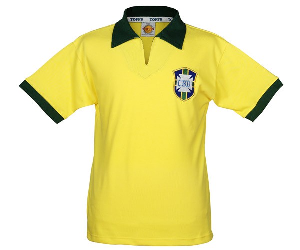 Brazil 1958 world cup retro football jersey
