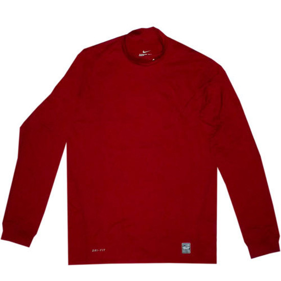 pro combat therma mock top - red