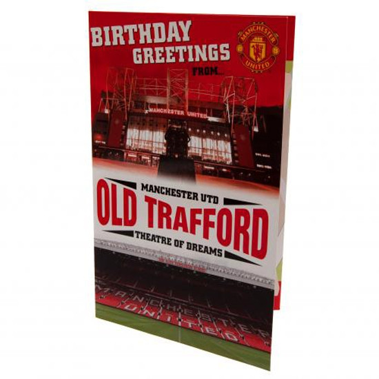 Manchester United FC Pop Up Birthday Card