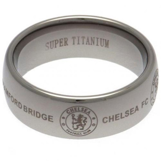 Chelsea FC Super Titanium Ring Large