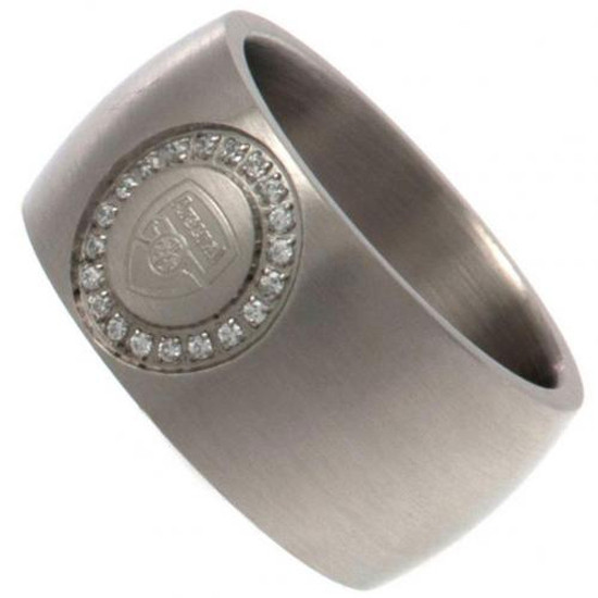 Arsenal FC Stone Set Ring Medium