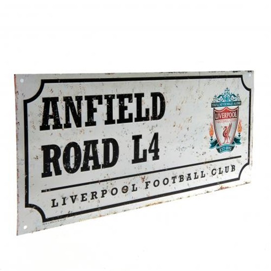 Liverpool FC Retro Street Sign