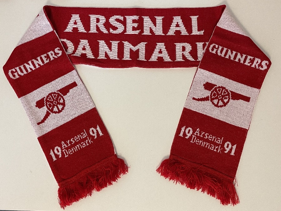 Arsenal Football Club Jacquard Knit Scarf Red