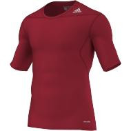 TF base layer short sleeve - red