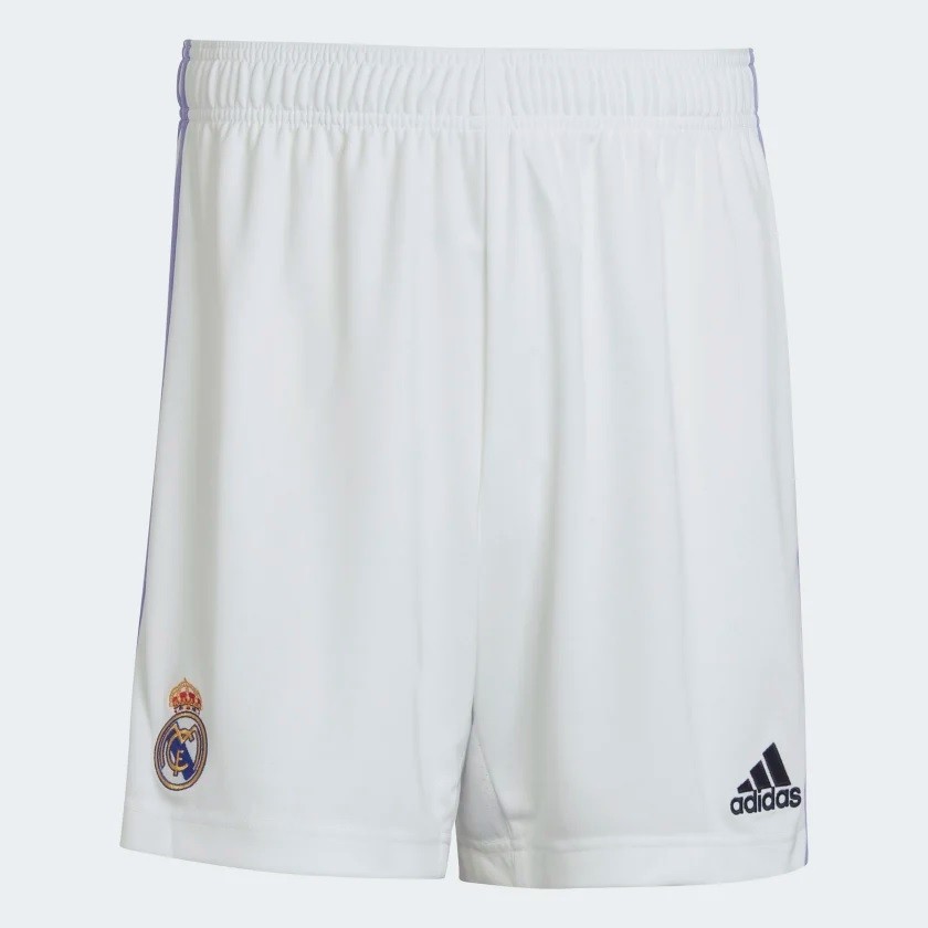 Real Madrid home shorts - youth