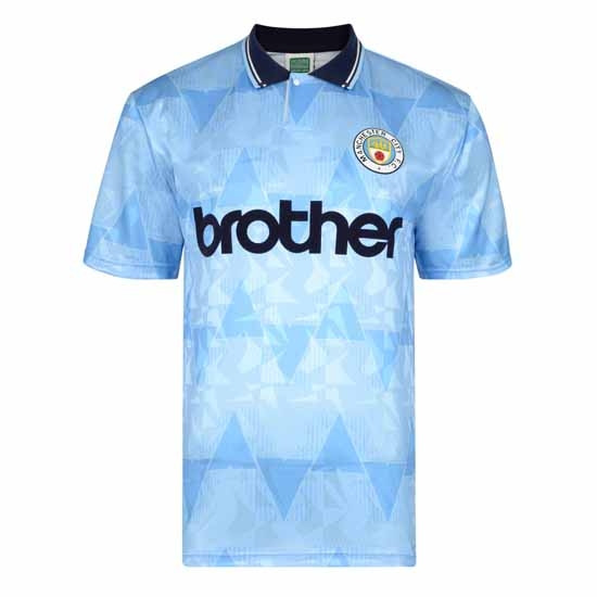 Manchester City 1989 Retro Football Shirt