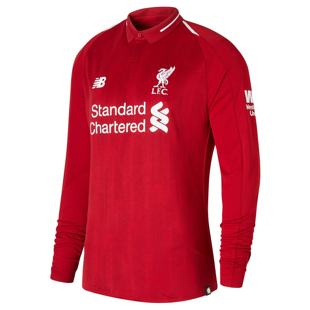Liverpool home jersey L/S 2018/19 - men's