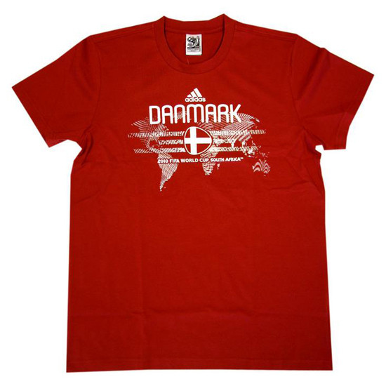 Denmark DBU t-shirt World Cup 2010 - red