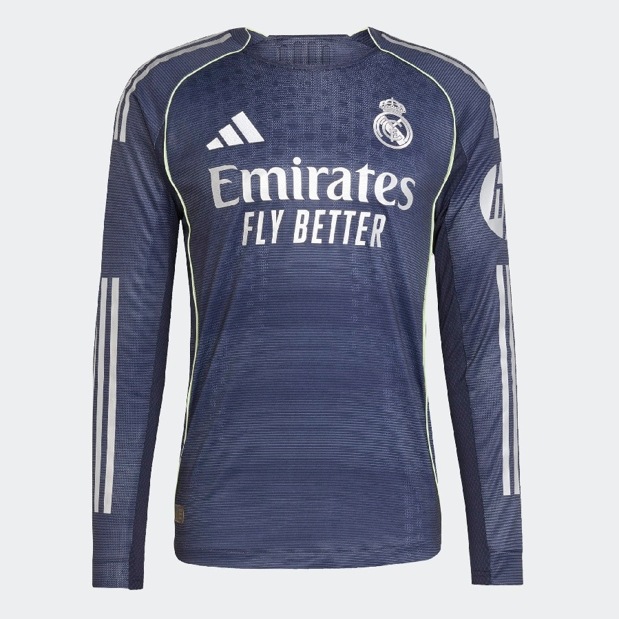Real Madrid ude trøje L/Æ 2025/26 - autentisk