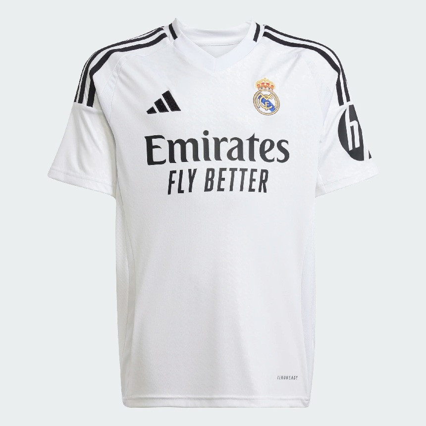 Real Madrid 24/25 hjemme trøje - sponsor logo - HP
