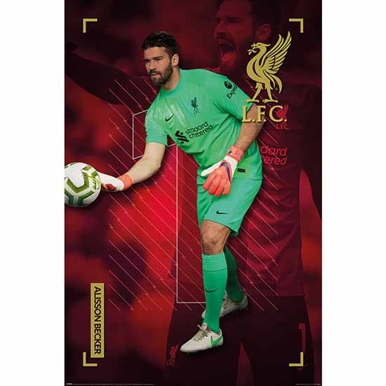 Liverpool FC Poster Alisson 18