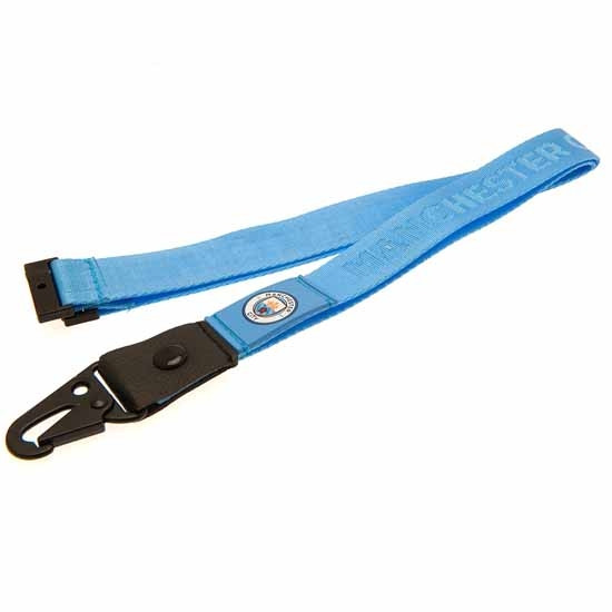 Manchester City FC Deluxe Lanyard with Club Crest