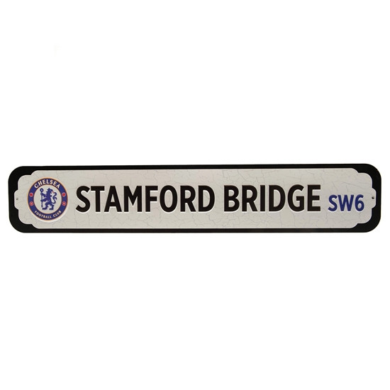 Chelsea FC Deluxe Stadium Sign with Wall Mount