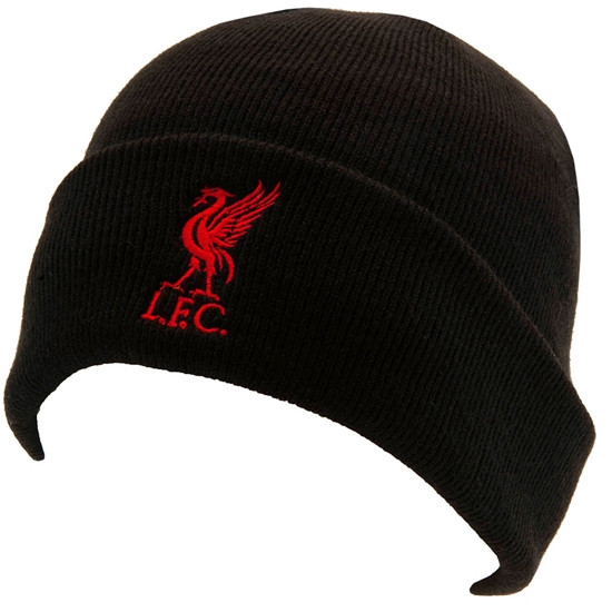 Liverpool FC Cuff Beanie BK - Front View