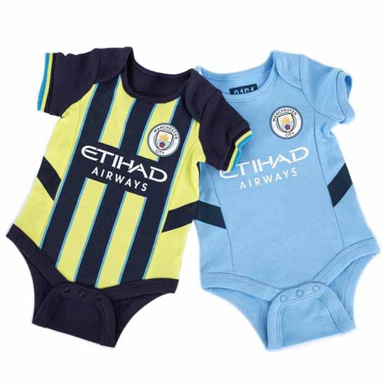 Manchester City FC 24/25 Season Bodysuits for Little Fans