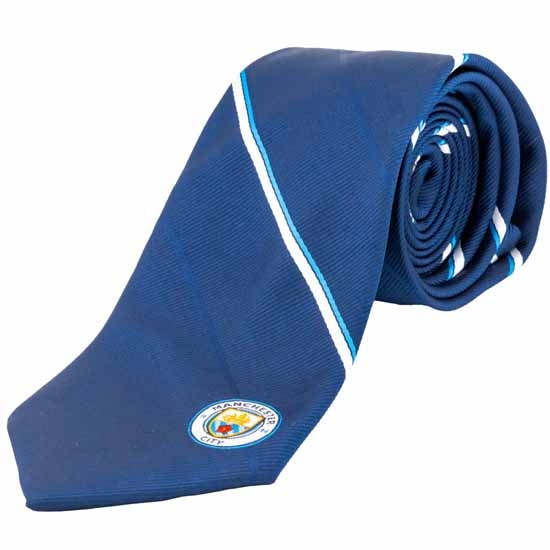 Manchester City FC Stripe Tie in Club Colors