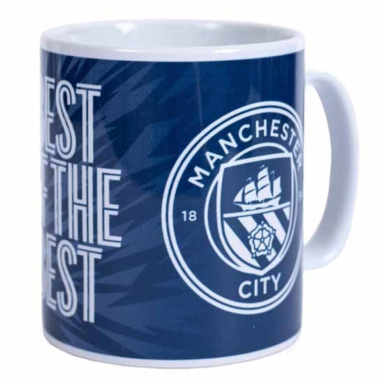 Manchester City FC UCL Mug with Champions League Logo