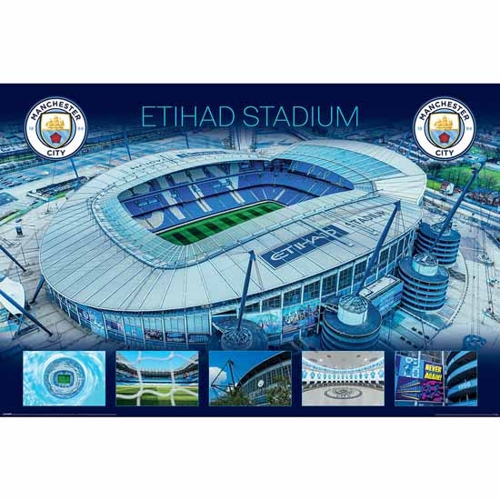 Manchester City FC EtihadStadium Poster 199