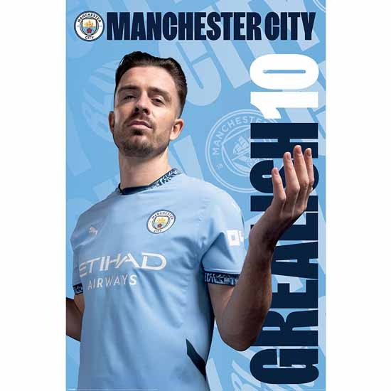 Manchester City FC Grealish 86 Poster
