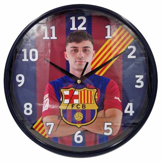 FC Barcelona-themed wall clock
