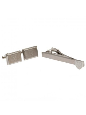 West Ham United FC Tie Slide & Cufflink Set