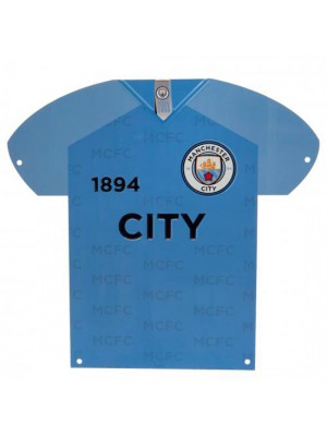Manchester City FC Metal Shirt Sign