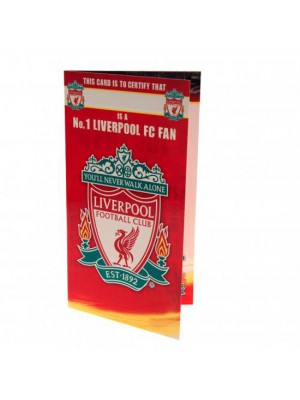 Liverpool FC fødselsdagskort - Birthday Card No 1 Fan