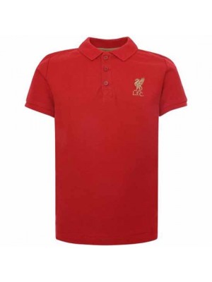 Liverpool FC Red Polo Shirt Junior Red 9/10 Years
