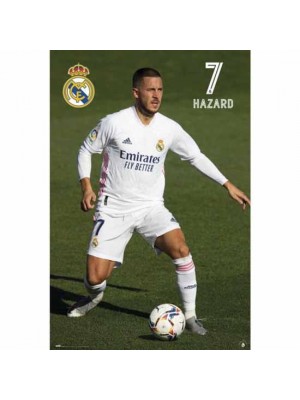 Real Madrid FC Poster Hazard 24