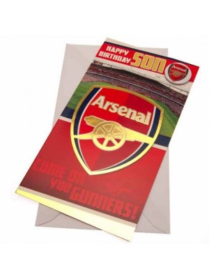 Arsenal FC Birthday Card Son