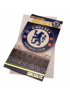 Chelsea FC Birthday Card Brother