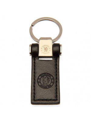 Chelsea FC Leather Key Fob Front View