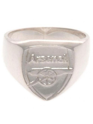 Arsenal FC Sterling Silver Ring Medium