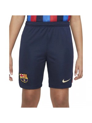Barcelona Home Shorts 2022 2023 Junior Boys
