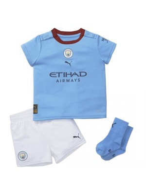 Manchester City FC Home Kit 2022 2023 Baby Boys