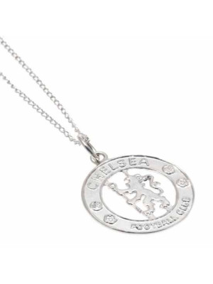 Chelsea FC Sterling Silver Pendant & Chain CR