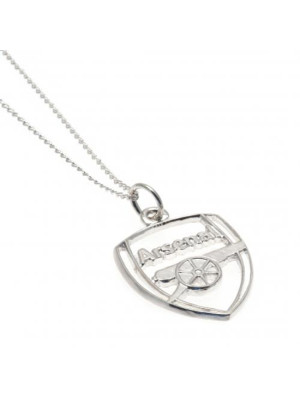 Arsenal FC Sterling Silver Pendant & Chain CR