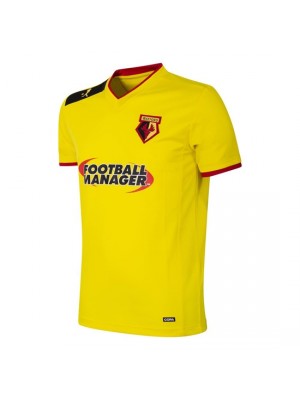 Watford FC 2012 - 13 Retro Football Shirt - Fornt View