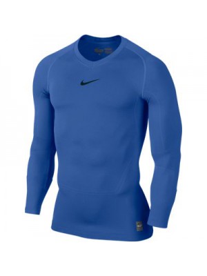 Nike Pro Combat long sleeve top - blue