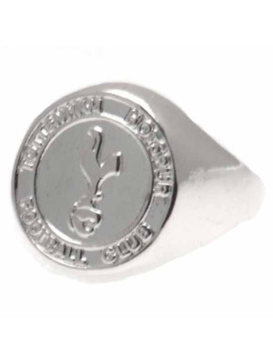 Tottenham Hotspur FC Silver Plated Crest Ring Medium