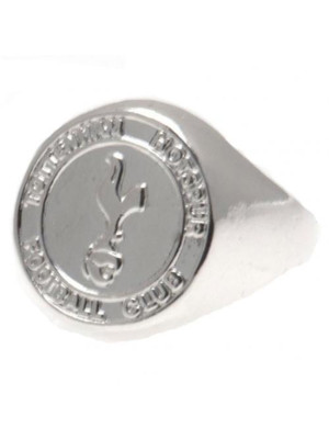 Tottenham Hotspur FC Silver Plated Crest Ring Small