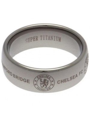 Chelsea FC Super Titanium Ring Small